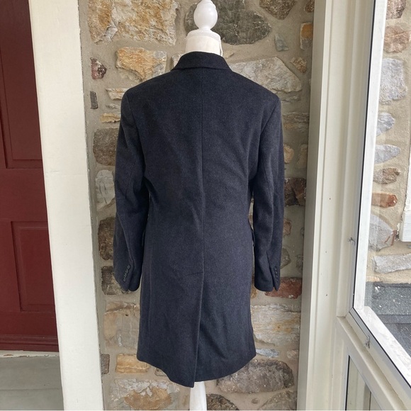 J. Crew Ludlow Topcoat in Italian Wool Cashmere Heather Charcoal F5543 $450 - Picture 8 of 17